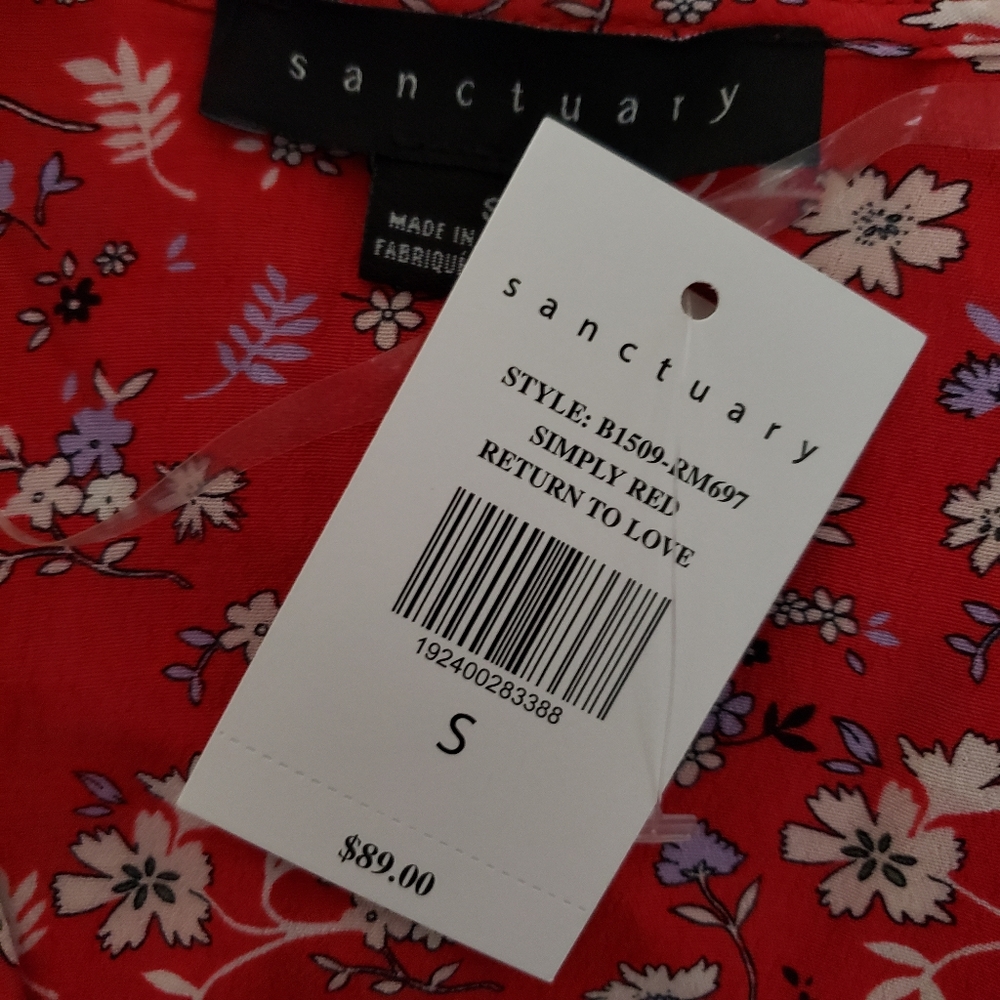 Sanctuary wrap front top size Small - Picture 2 of 7